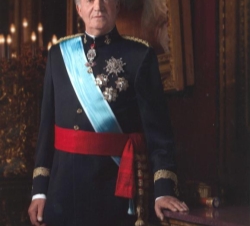 Fotografía Oficial de Su Majestad el Rey con uniforme de gala del Ejército de Tierra
